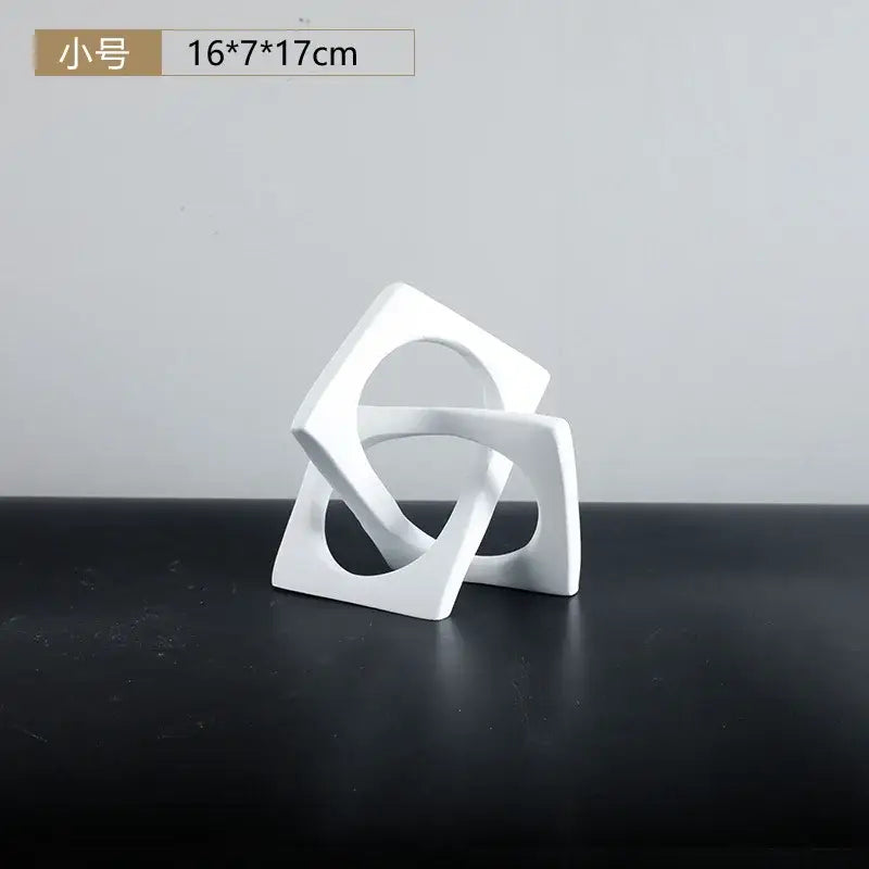 White Ceramic Cross Bookends