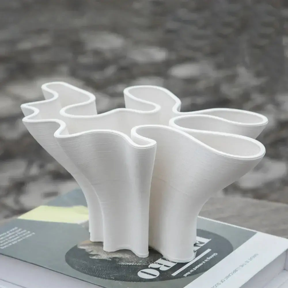 Folded Ceramic Sculpture Vase