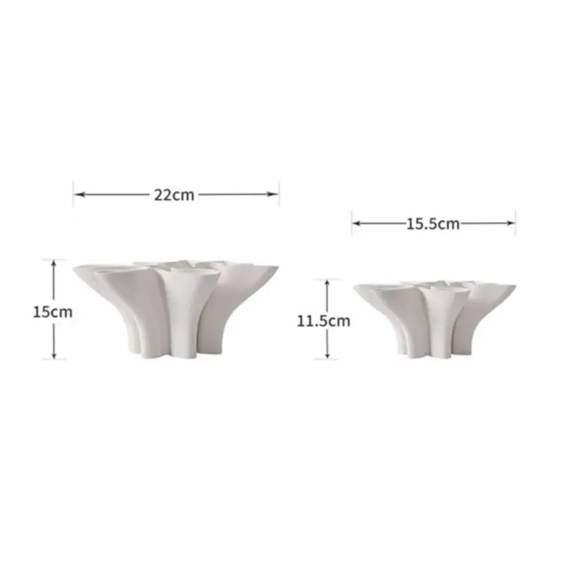 Folded Ceramic Sculpture Vase