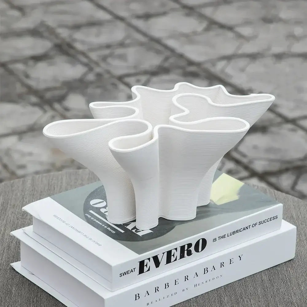 Folded Ceramic Sculpture Vase