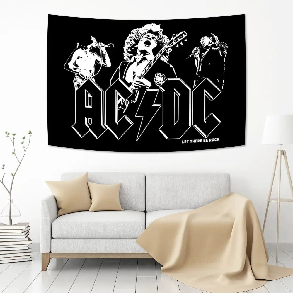 AC/DC Band Tapestry