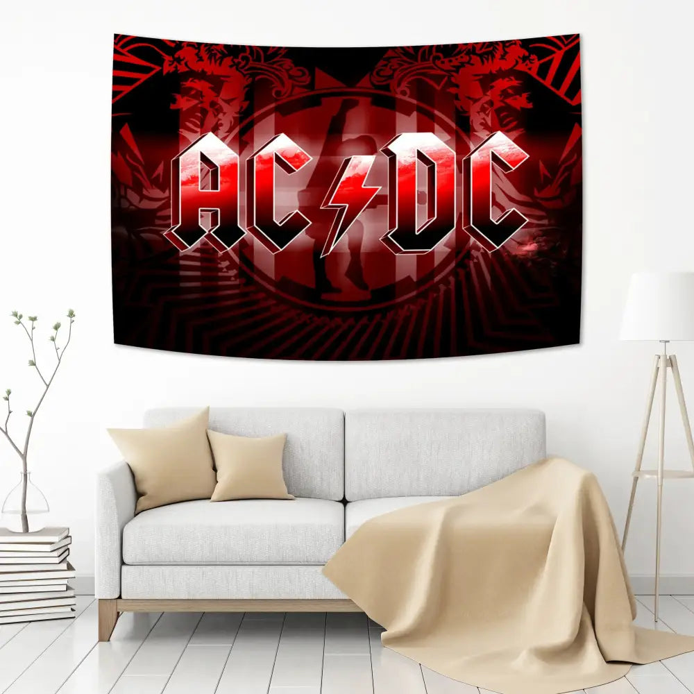 AC/DC Band Tapestry
