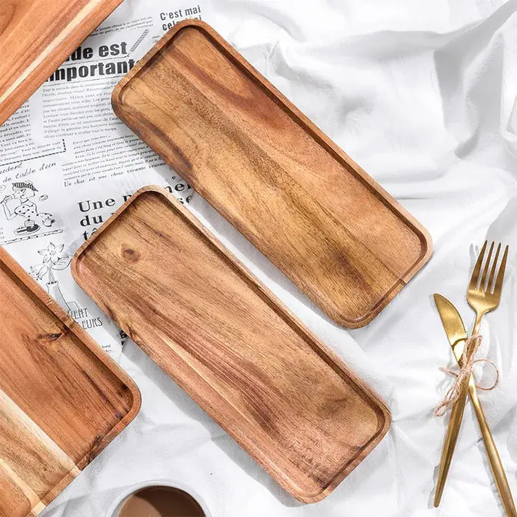Acacia Wood Breakfast Tray