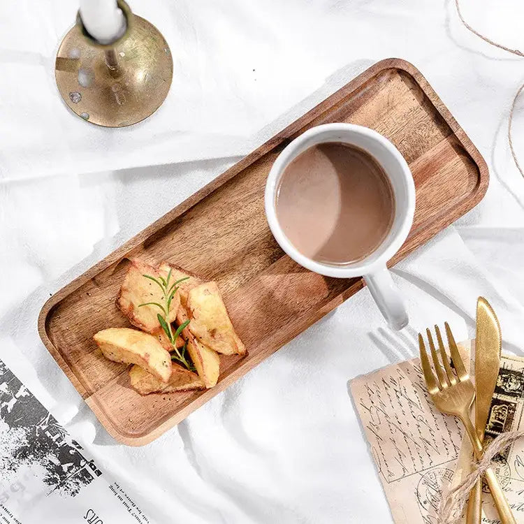 Acacia Wood Breakfast Tray