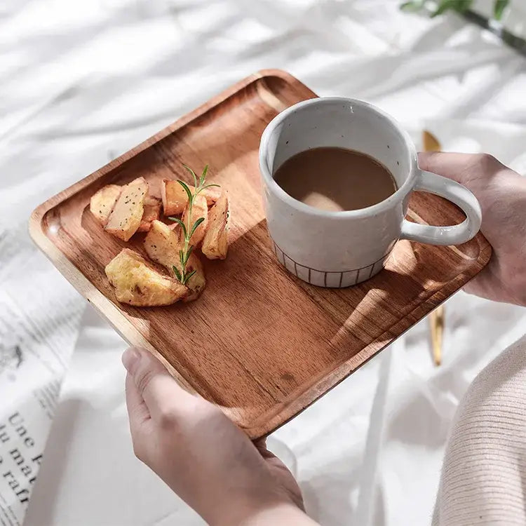 Acacia Wood Breakfast Tray