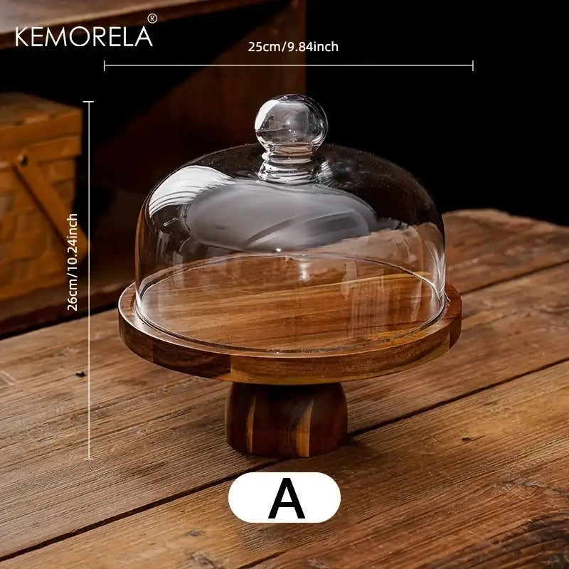 Acacia Wood Cake Stand