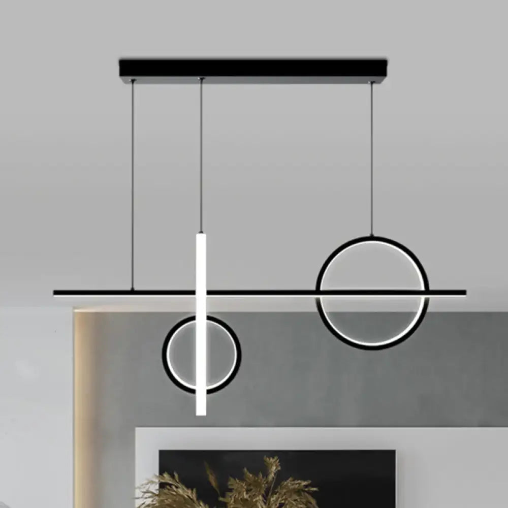 Black Acrylic Bike Pendant