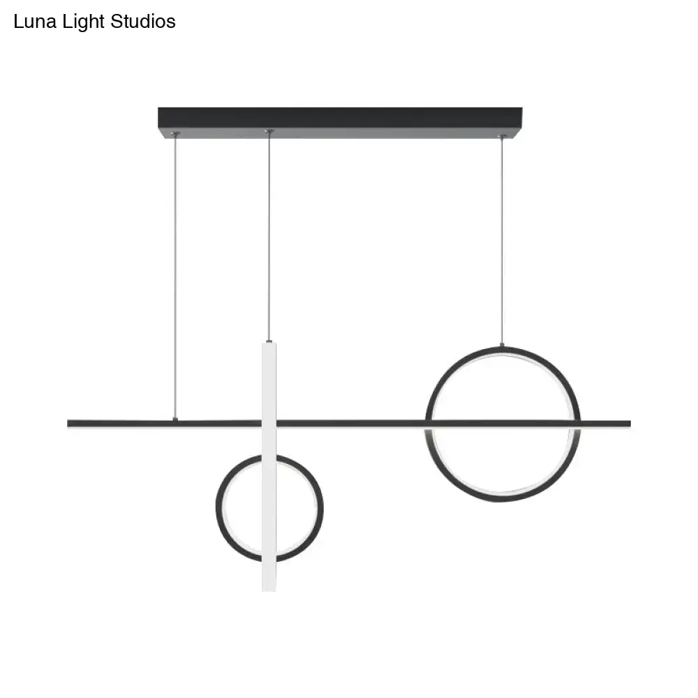 Black Acrylic Bike Pendant