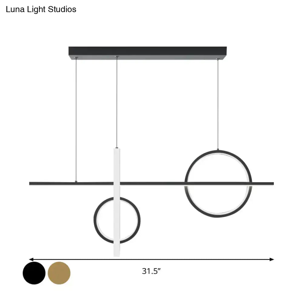 Black Acrylic Bike Pendant