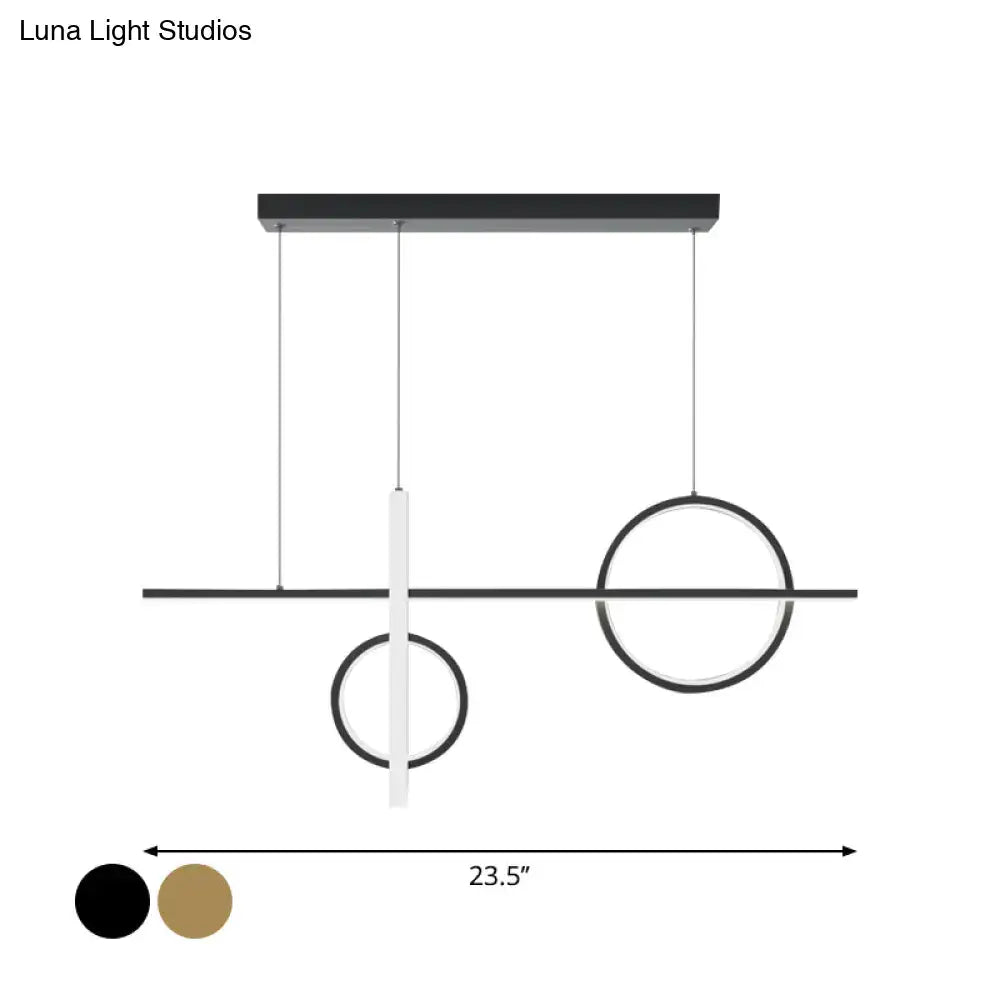 Black Acrylic Bike Pendant