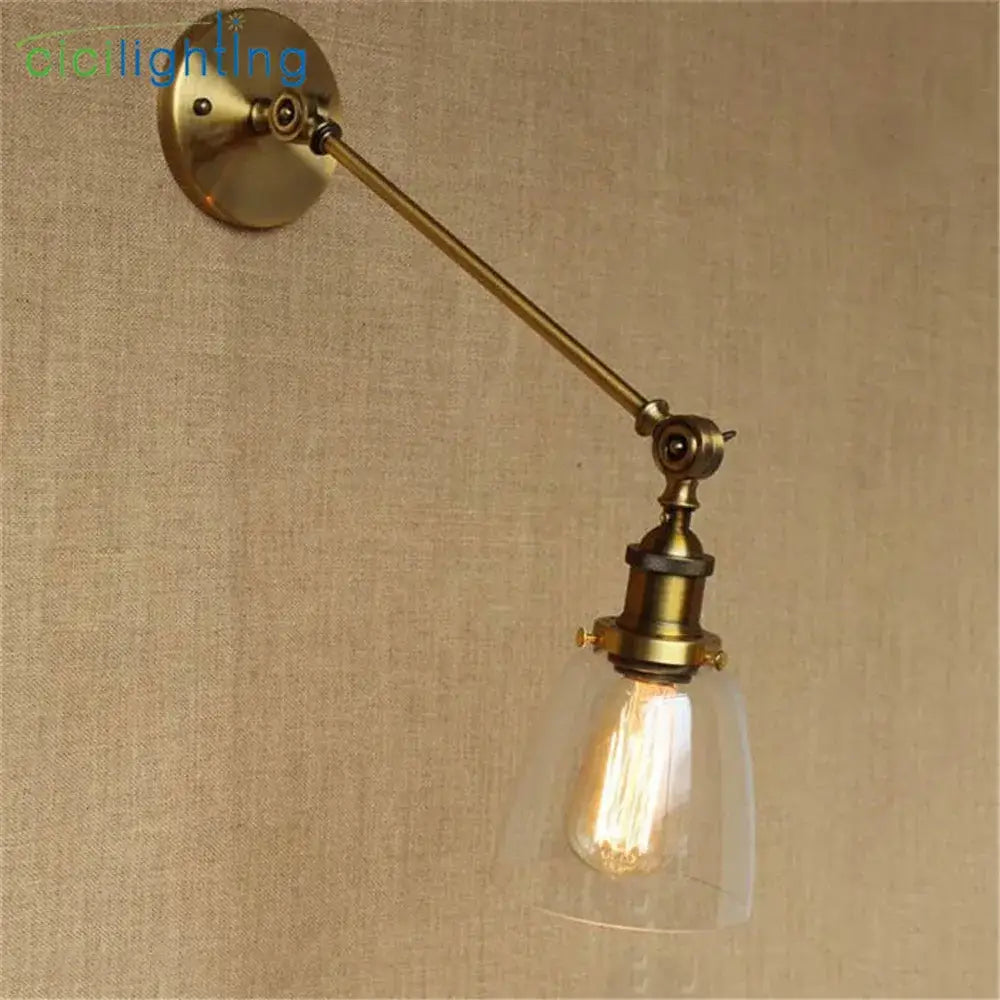 Brass Dome Wall Sconce