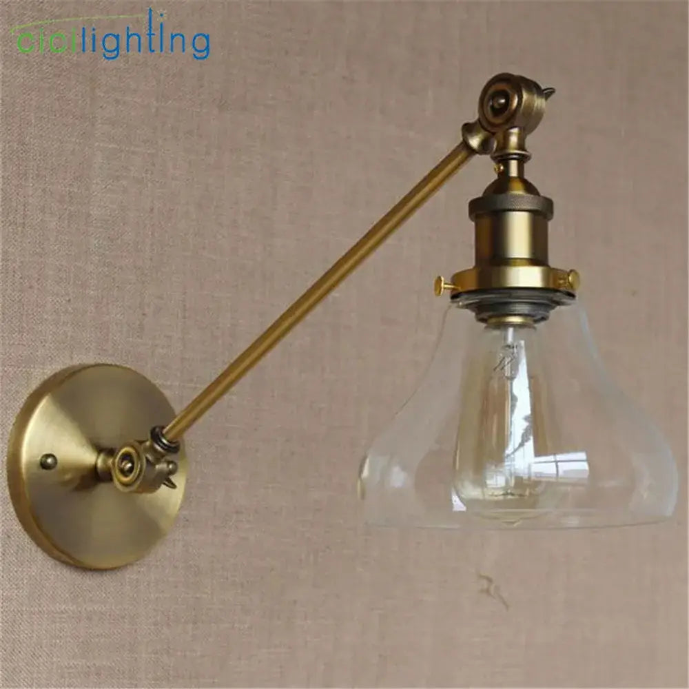 Brass Dome Wall Sconce