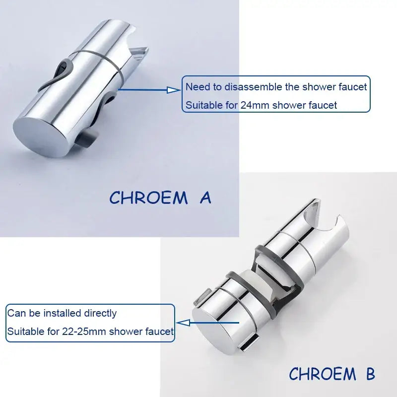 Chrome Adjustable Holder