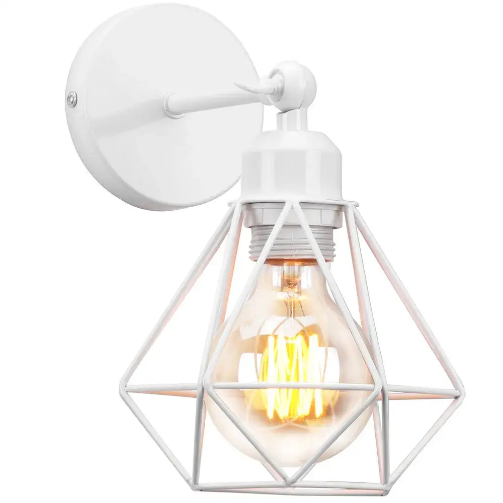 Black Iron Adjustable Wall Light for Hallways