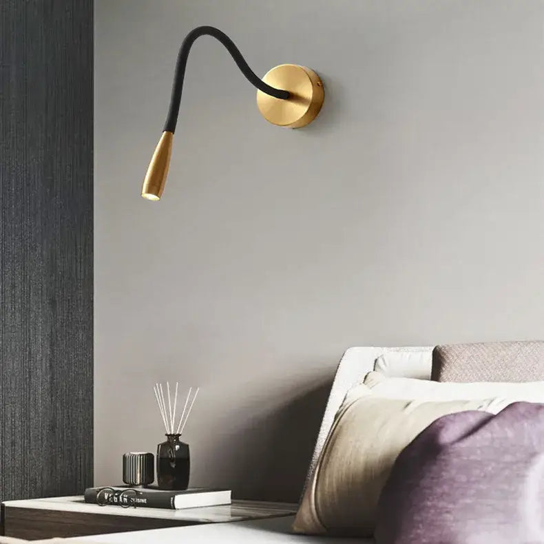 Bronze Adjustable Nordic Bedroom Wall Lamp