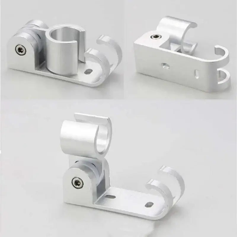 White Aluminum Shower Holder