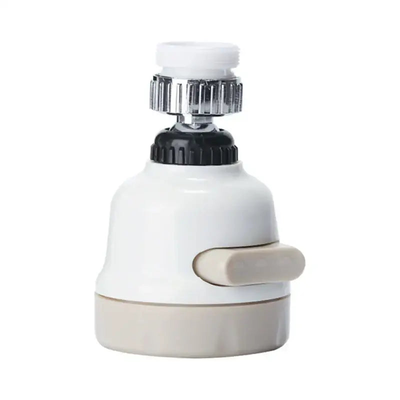 White Faucet Aerator Adjustable Kitchen Spray Head