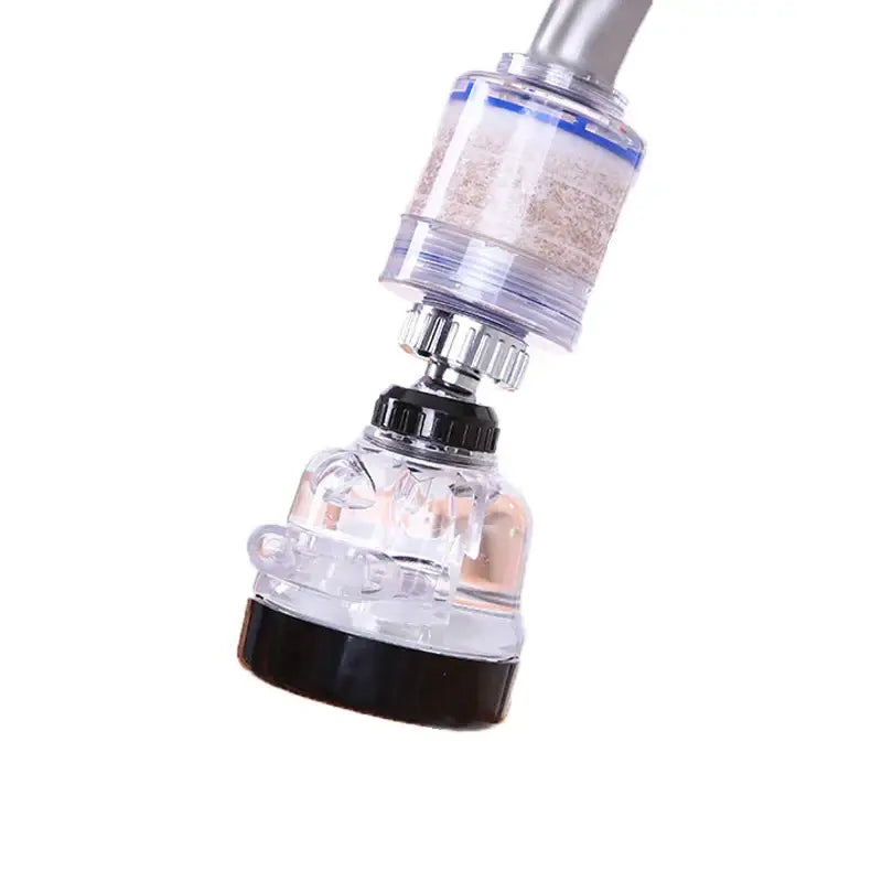White Faucet Aerator Adjustable Kitchen Spray Head