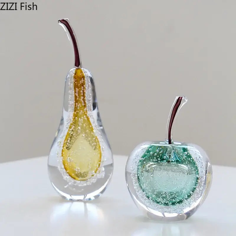 Green Gold Fruit Sculpture