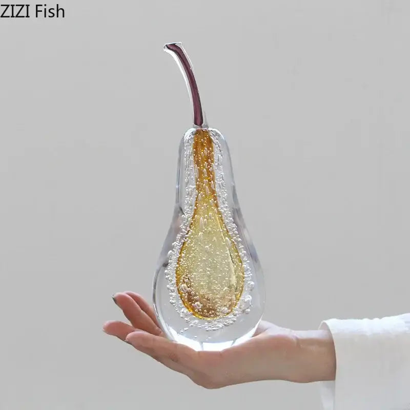 Green Gold Fruit Sculpture