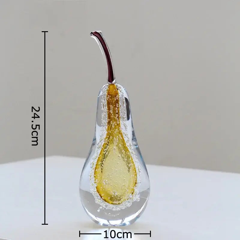 Green Gold Fruit Sculpture