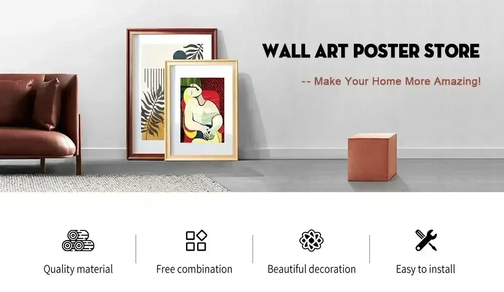 Abstract African Floral Art Set
