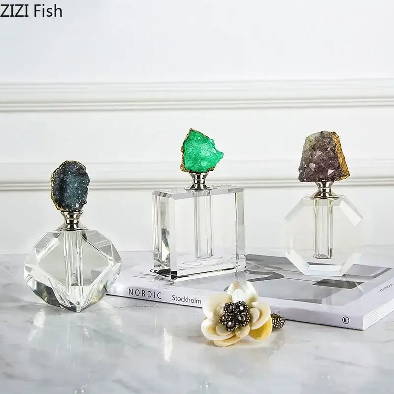 Agate Crystal Perfume Bottle