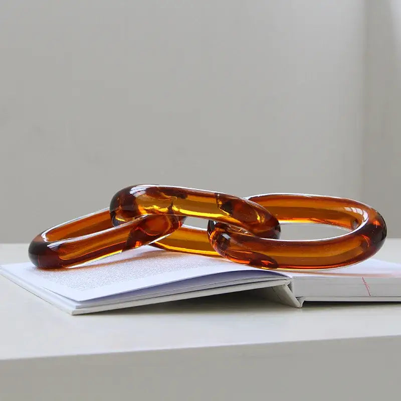 Acrylic Glass Chain Buckles