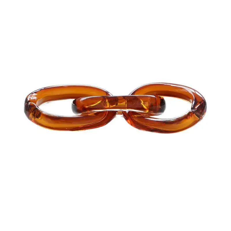 Acrylic Glass Chain Buckles
