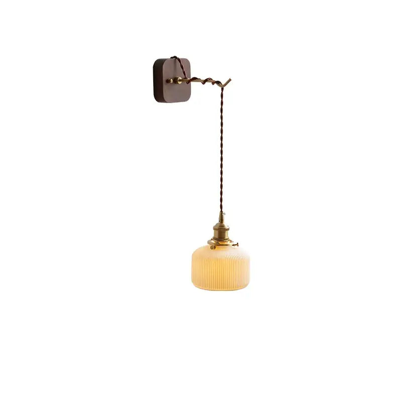 Amber Ceramic Wall Light