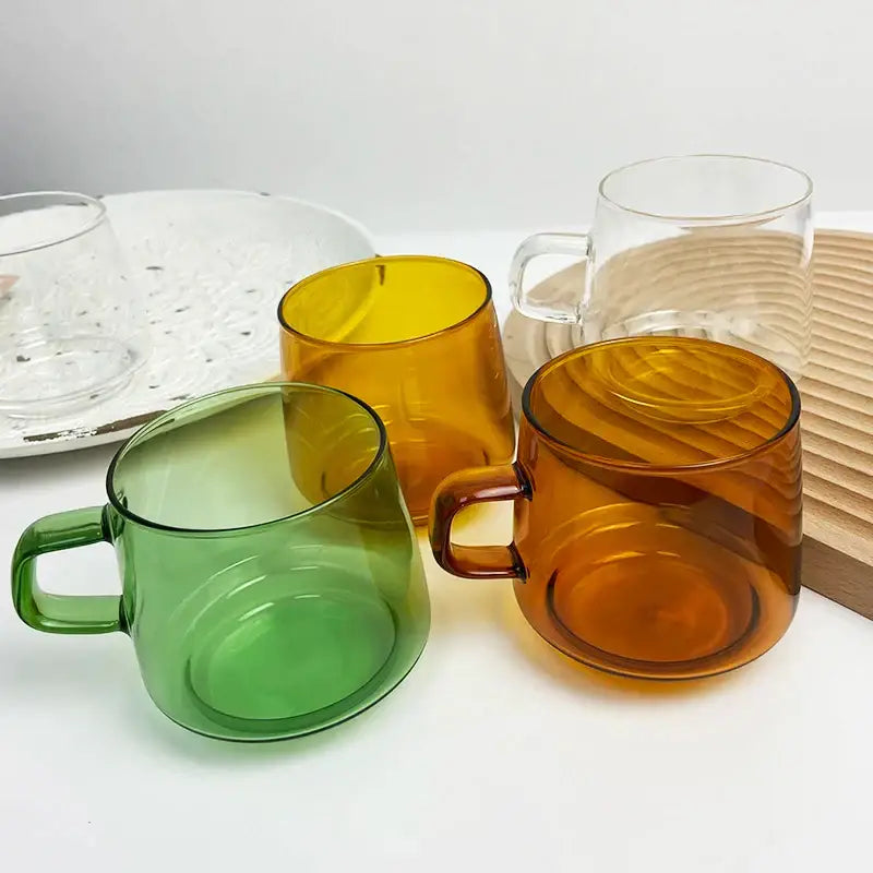 Amber Glass Mug