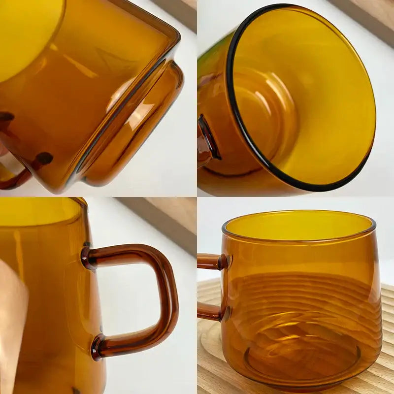Amber Glass Mug