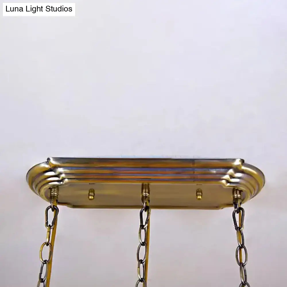 Amber Shell Chandelier Light