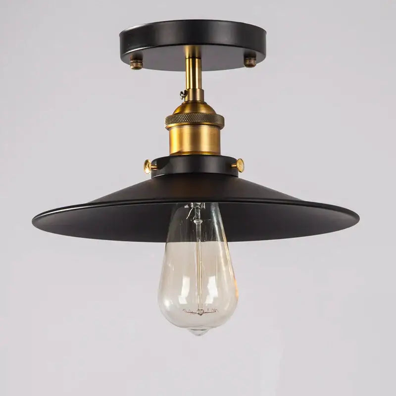 Copper Black Ceiling Lamp
