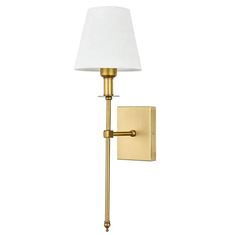 Black Adjustable Iron Reading Wall Lamp