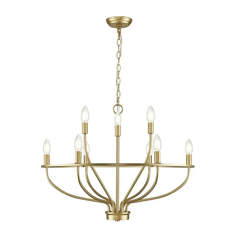 Retro Black Iron Chandelier