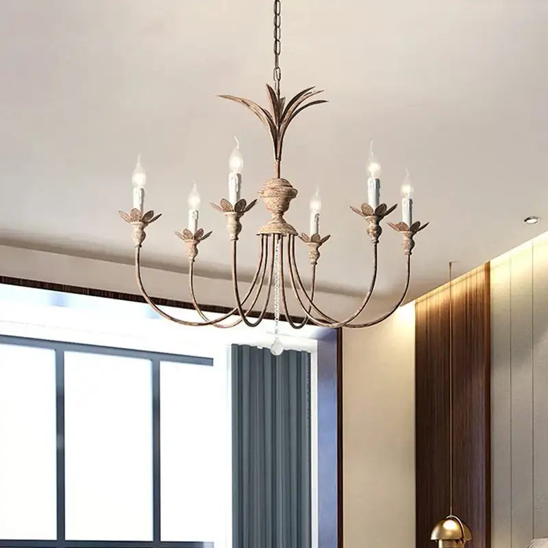 Bronze Pineapple Chandelier