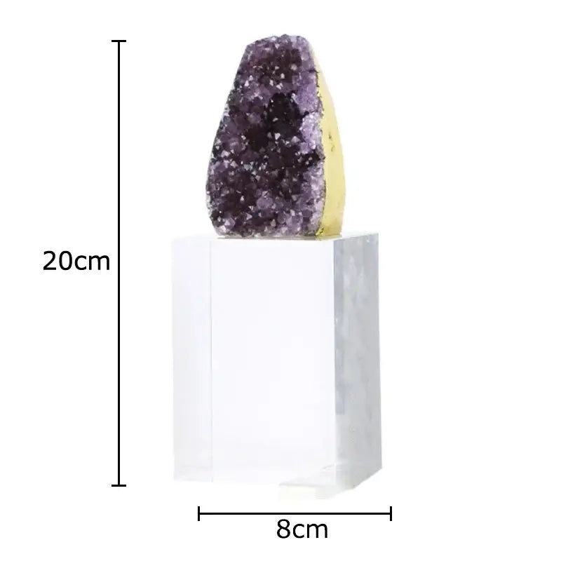 Amethyst Crystal Geode Set