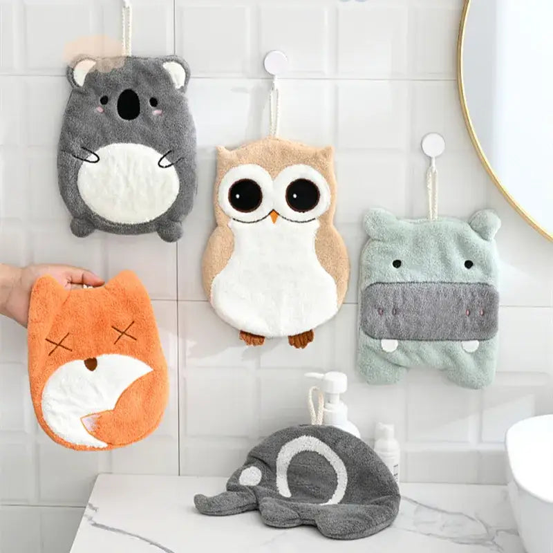 Animal Microfiber Hand Towel