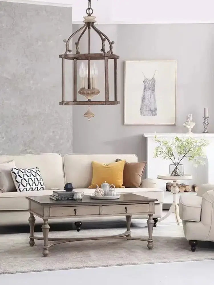 Iron E14 Chandelier Light