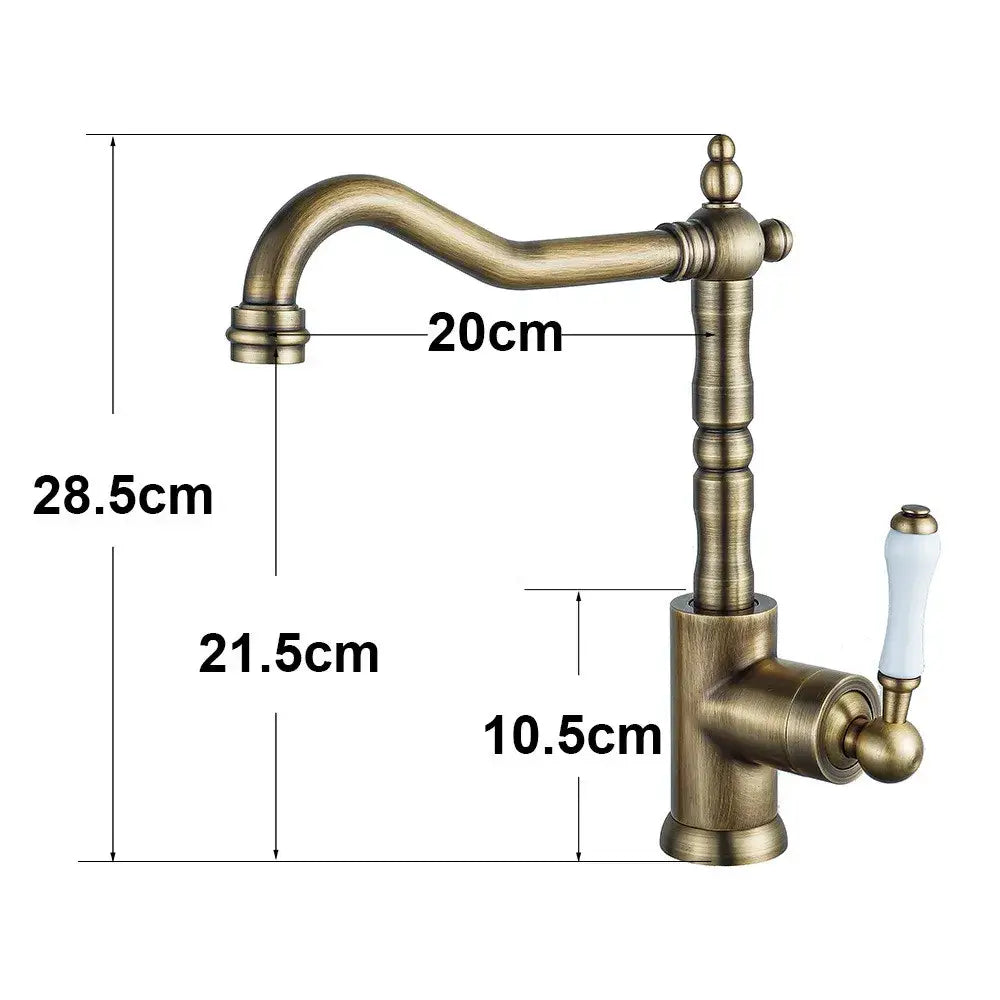 Black Ceramic Kitchen Faucet