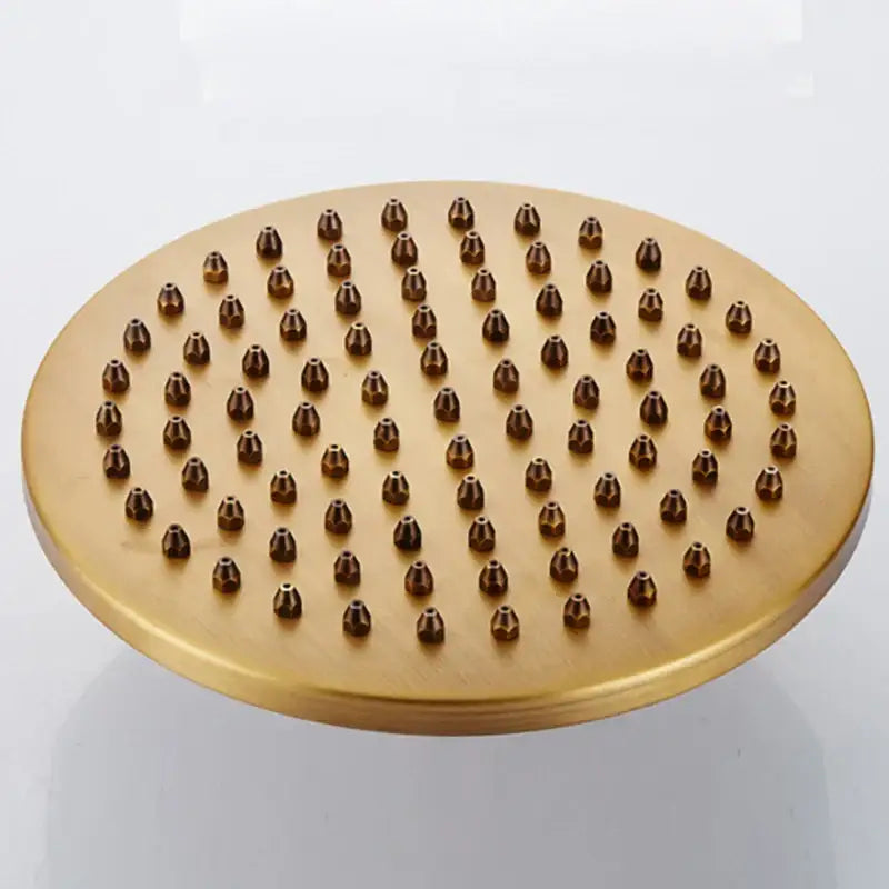 Black Brass Shower System Handheld Sprayer