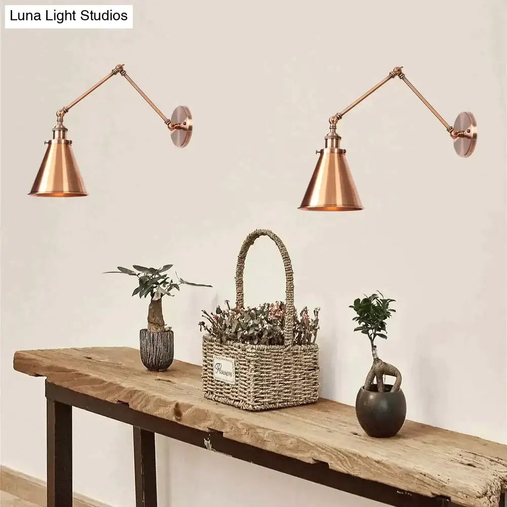 Black Adjustable Wall Lamp