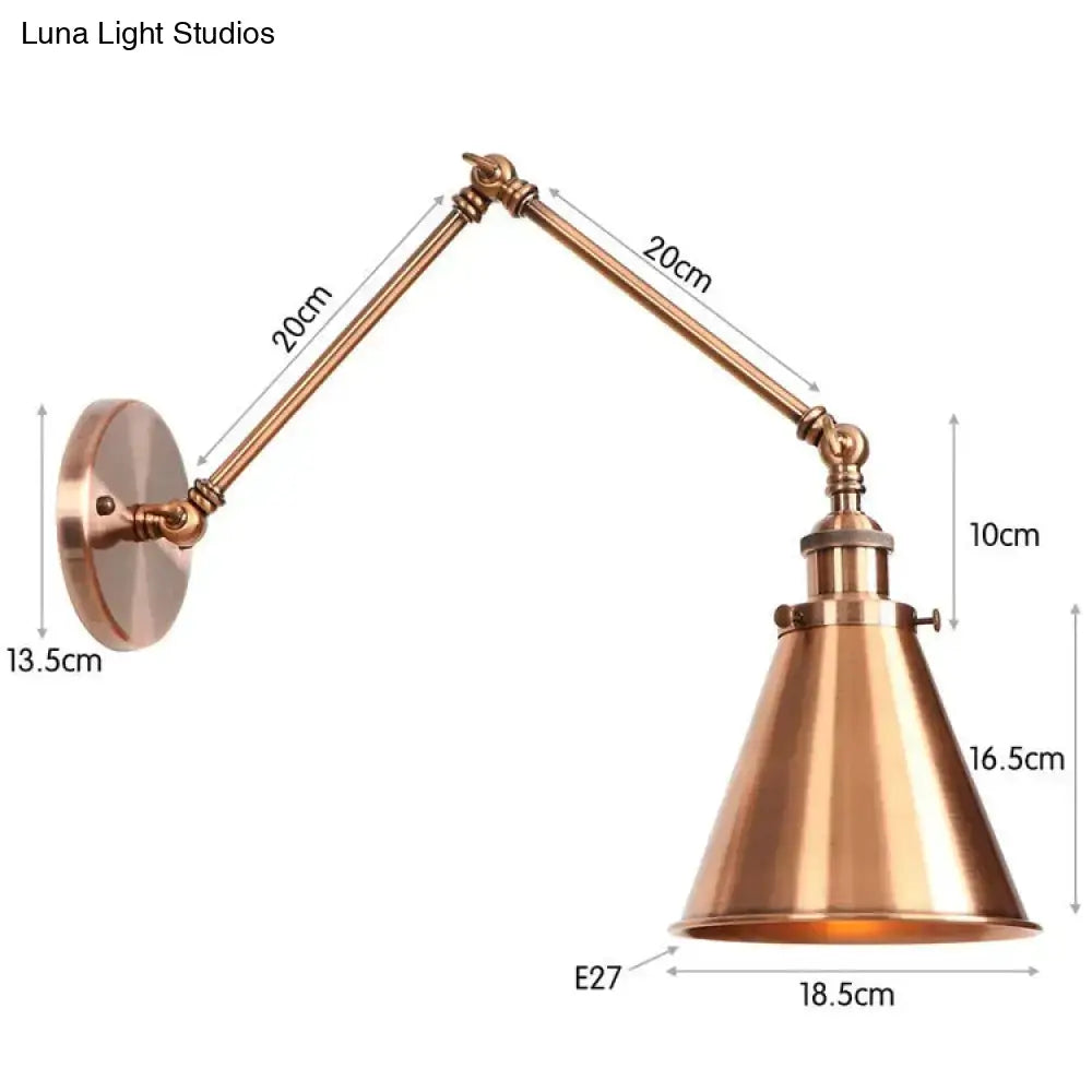 Black Adjustable Wall Lamp