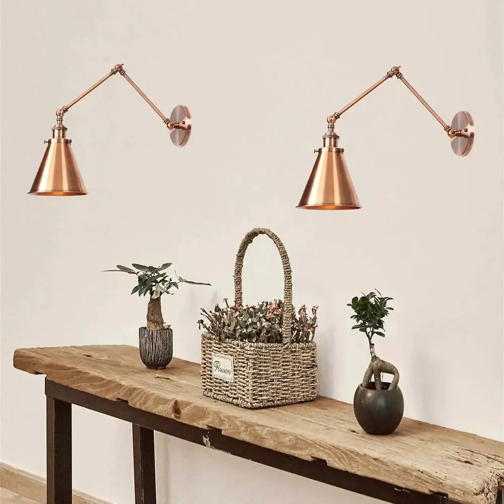 Black Adjustable Wall Lamp