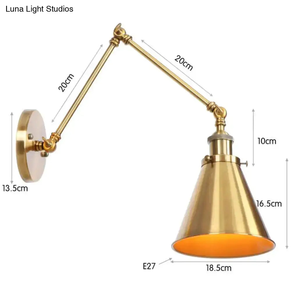 Black Adjustable Wall Lamp