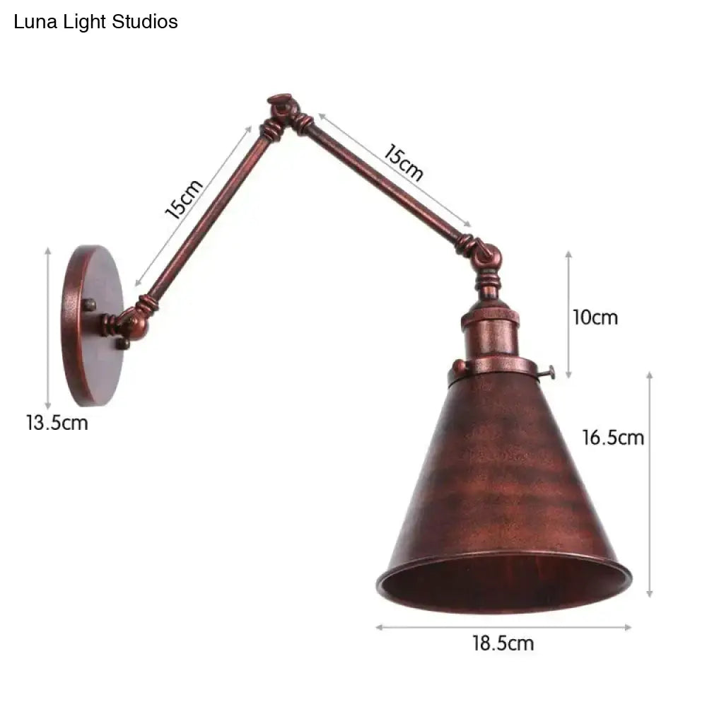 Black Adjustable Wall Lamp