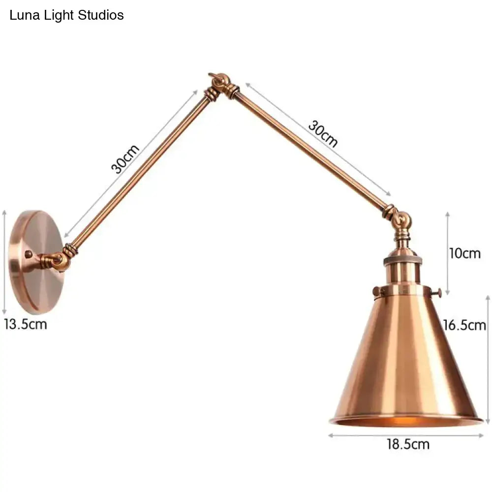 Black Adjustable Wall Lamp