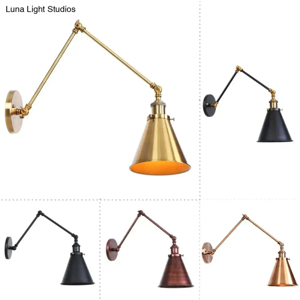 Black Adjustable Wall Lamp