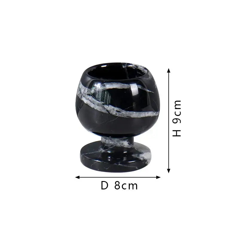 Marble Taper Candlestick Holder